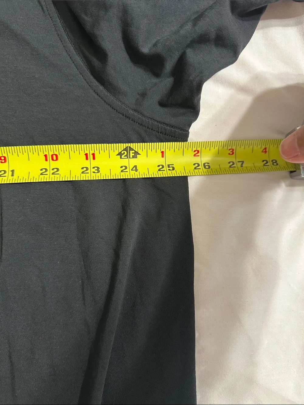 Lululemon Deep Charcoal V-Neck Long Sleeve Back in Action - 10